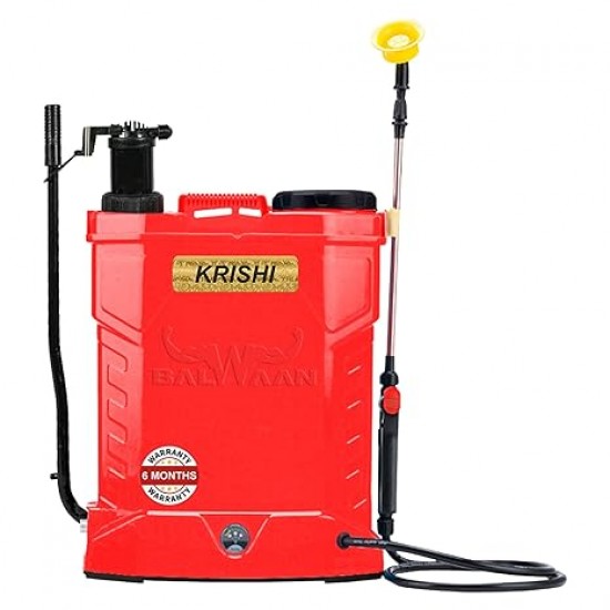 Balwaan BS-21 Battery and Manual 2 in 1 Knapsack Sprayer 12 Volts x 8 Ampere | 18 litres Tank Capacity