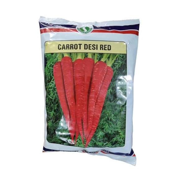Sungro Seeds Carrot Desi Red (2kg) 500gm pack of 4