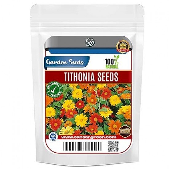 Sansar Green Tithonia Flower Seeds 10gram
